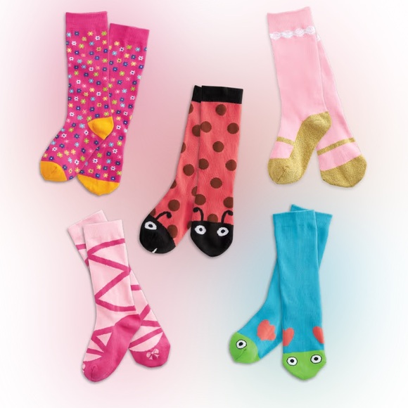 American Girl WellieWishers Socks Set for Girls New in Package 5 pair - Picture 4 of 4